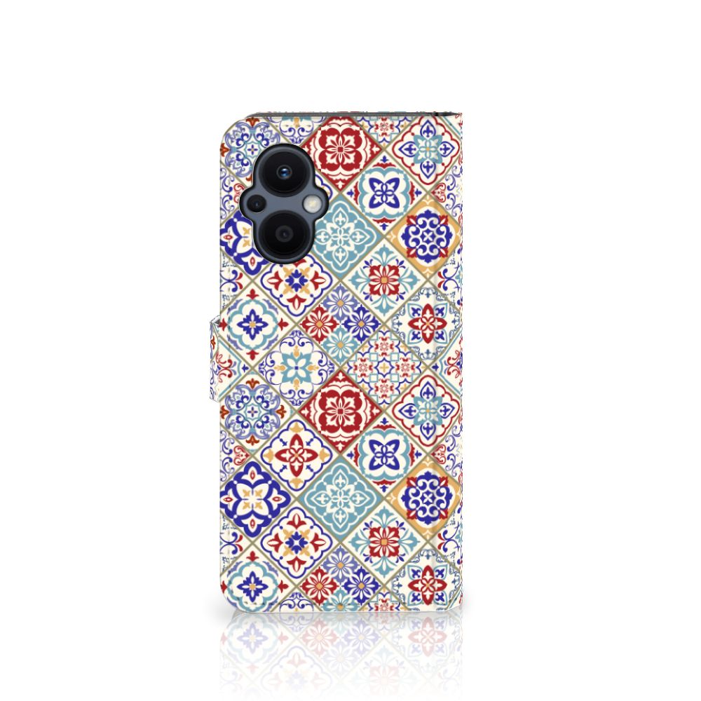 OPPO Reno 8 Lite | OnePlus Nord N20 Bookcase Tiles Color