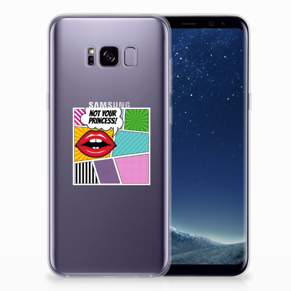 Samsung Galaxy S8 Plus Silicone Back Cover Popart Princess