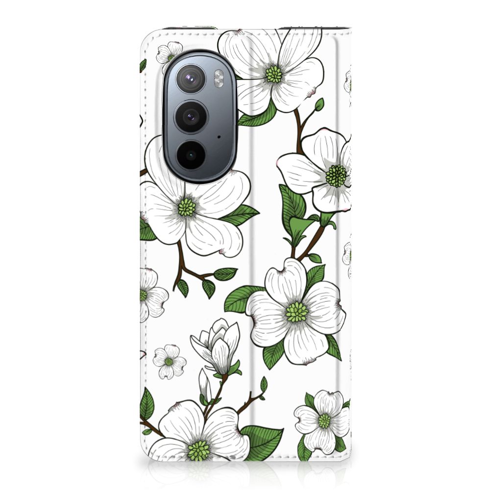 Motorola Edge 30 Pro Smart Cover Dogwood Flowers - B2C Telecom