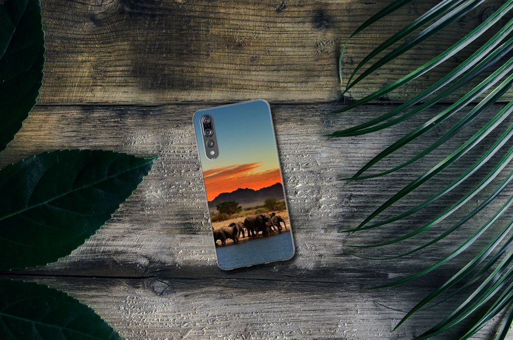 Huawei P20 Pro TPU Hoesje Olifanten