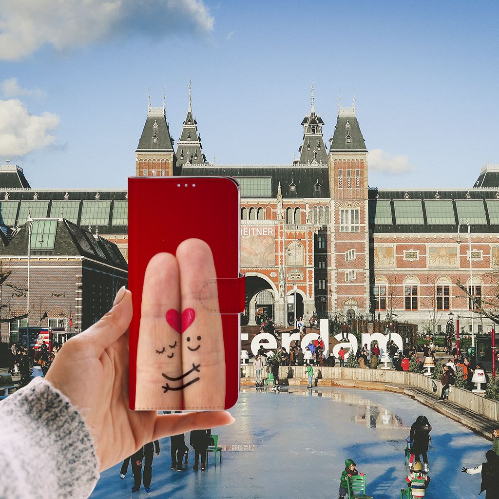 Samsung Galaxy S20 Ultra Wallet Case met Pasjes Liefde - Origineel Romantisch Cadeau