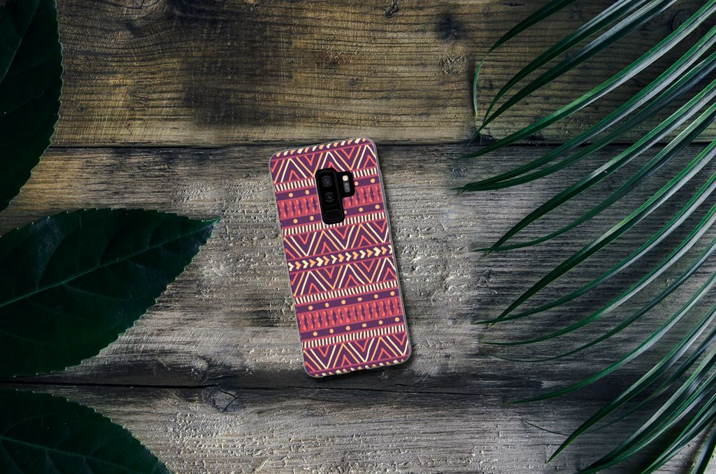 Samsung Galaxy S9 Plus TPU bumper Aztec Paars