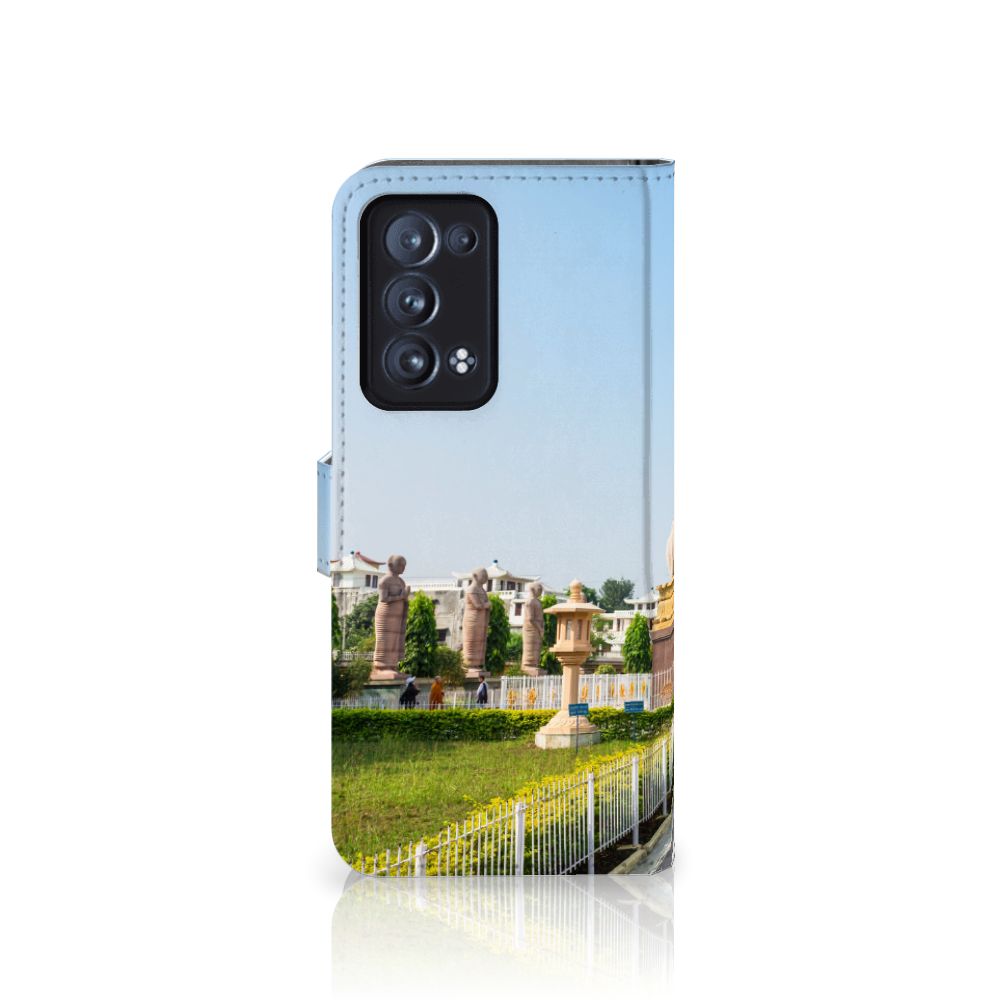 OPPO Reno 6 Pro Plus 5G Flip Cover Boeddha