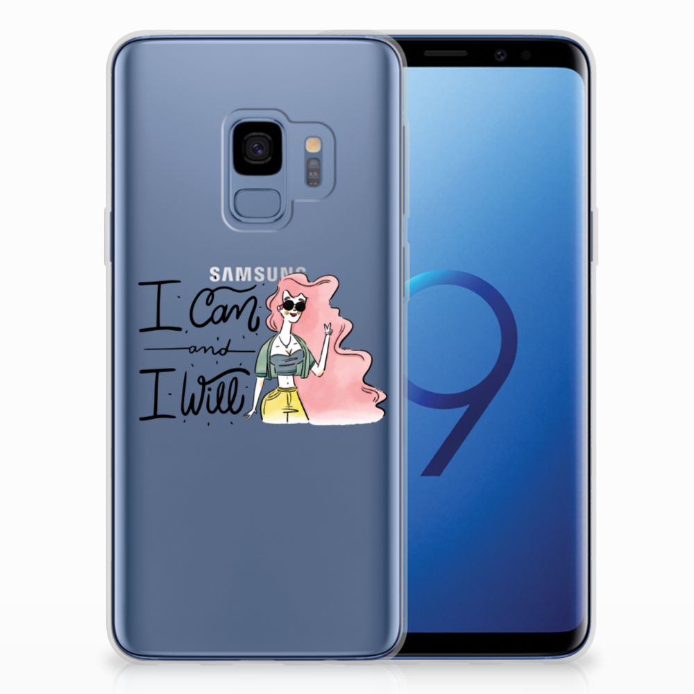 Samsung Galaxy S9 Telefoonhoesje met Naam i Can