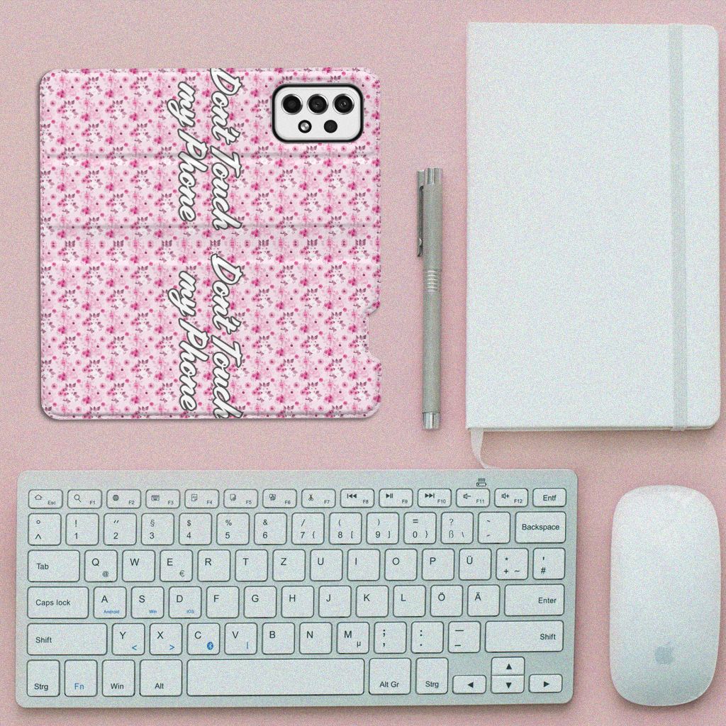 Samsung Galaxy A73 Design Case Flowers Pink DTMP - B2C Telecom