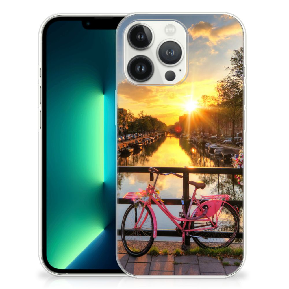 iPhone 13 Pro Max Siliconen Back Cover Amsterdamse Grachten B2C Telecom