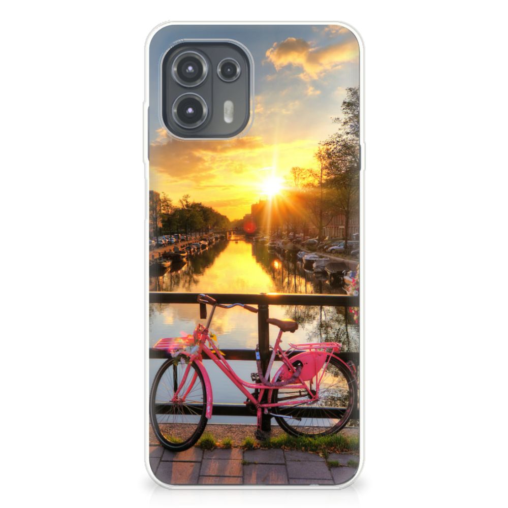Motorola Edge 20 Lite Siliconen Back Cover Amsterdamse Grachten B2C Telecom