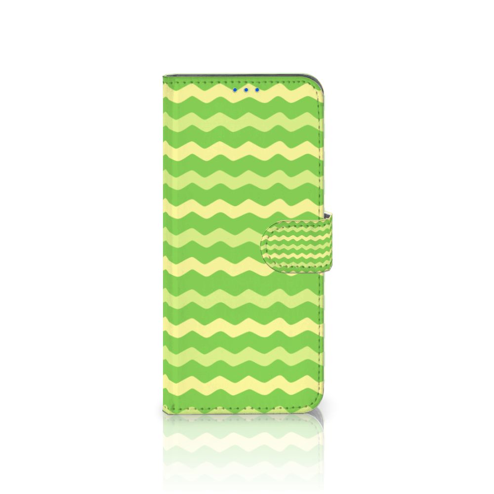 OPPO Reno 6 Pro Plus 5G Telefoon Hoesje Waves Green