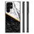 Samsung Galaxy S23 Ultra Marmeren Print Telefoonhoesje Marmer Wit Zwart - Origineel Cadeau Man