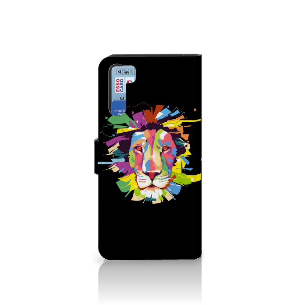 OPPO A91 | Reno3 Leuk Hoesje Lion Color