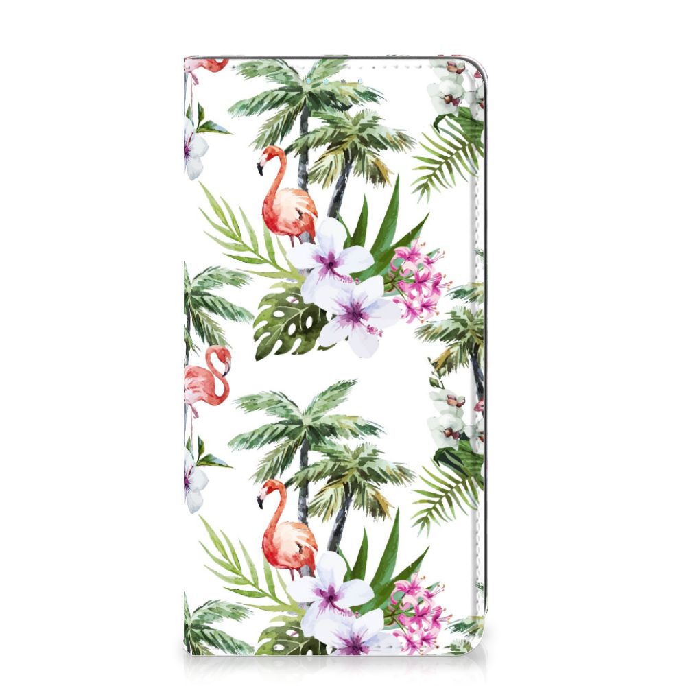 Samsung Galaxy A41 Hoesje maken Flamingo Palms - B2C Telecom