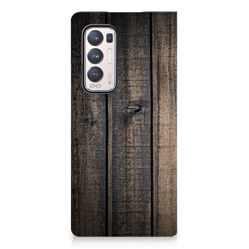 OPPO Find X3 Neo Book Wallet Case Steigerhout - B2C Telecom