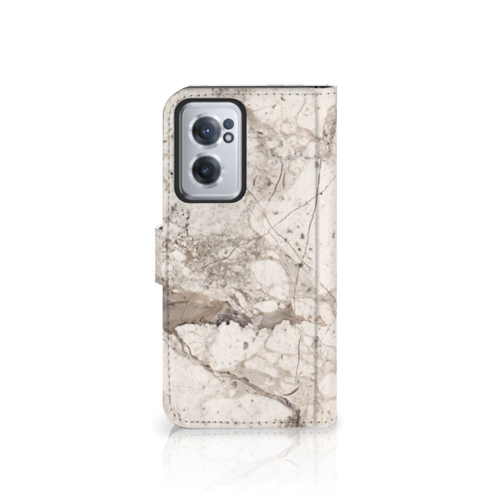 OnePlus Nord CE 2 Bookcase Marmer Beige