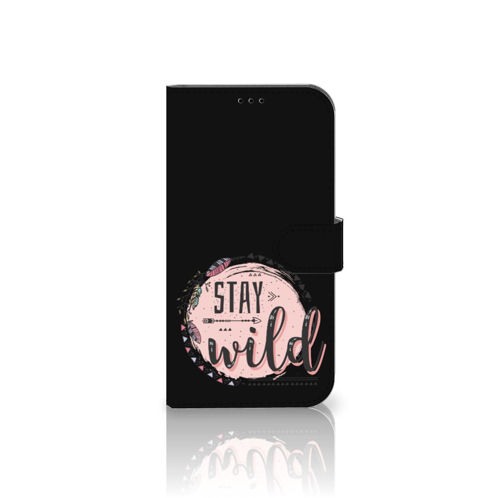 iPhone 14 Plus Leuk Hoesje Boho Stay Wild met een uniek ontwerp en mooie kleuren.