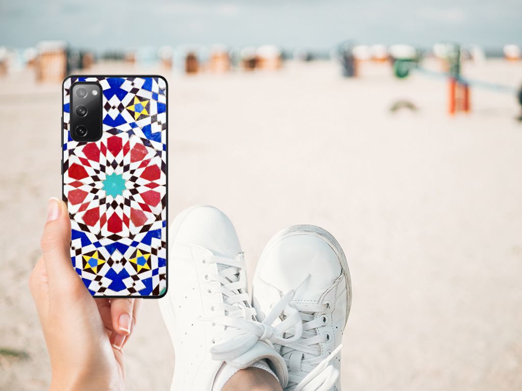 Samsung Galaxy S20 FE Marmeren Print Telefoonhoesje Mozaïek B2C Telecom