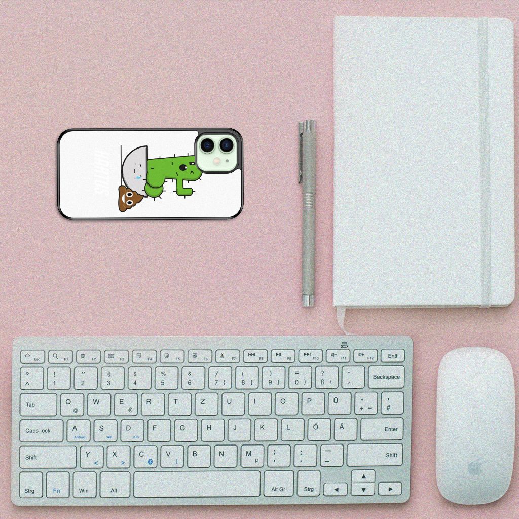 iPhone 12 Mini Bumper Hoesje Cactus Poo B2C Telecom