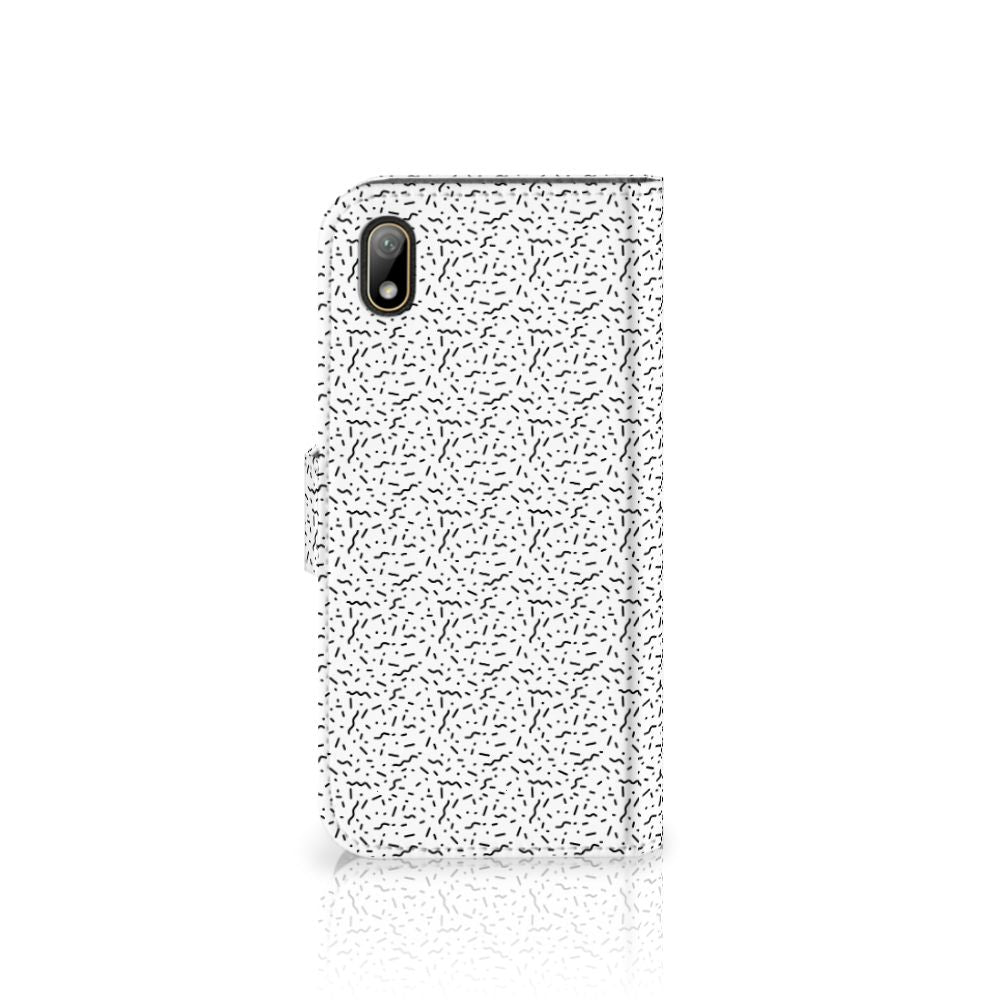 Huawei Y5 (2019) Telefoon Hoesje Stripes Dots