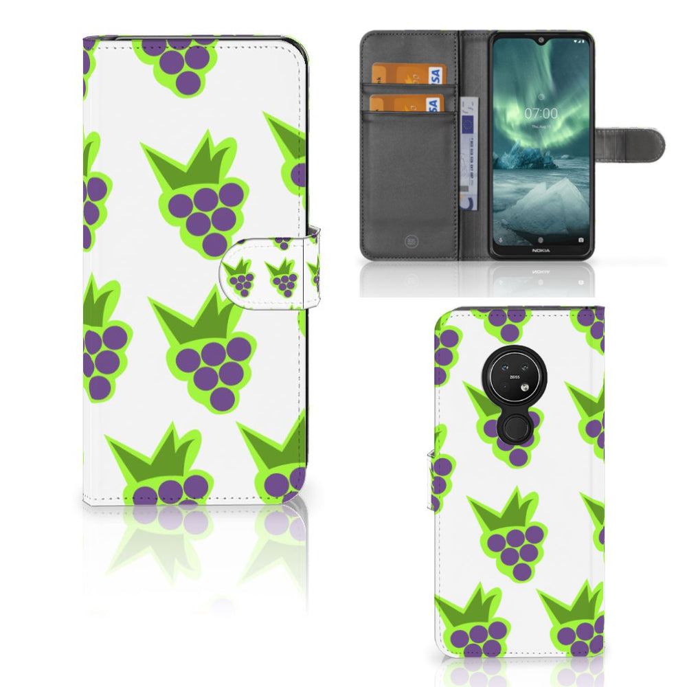 Nokia 7.2 | Nokia 6.2 Book Cover Druiven