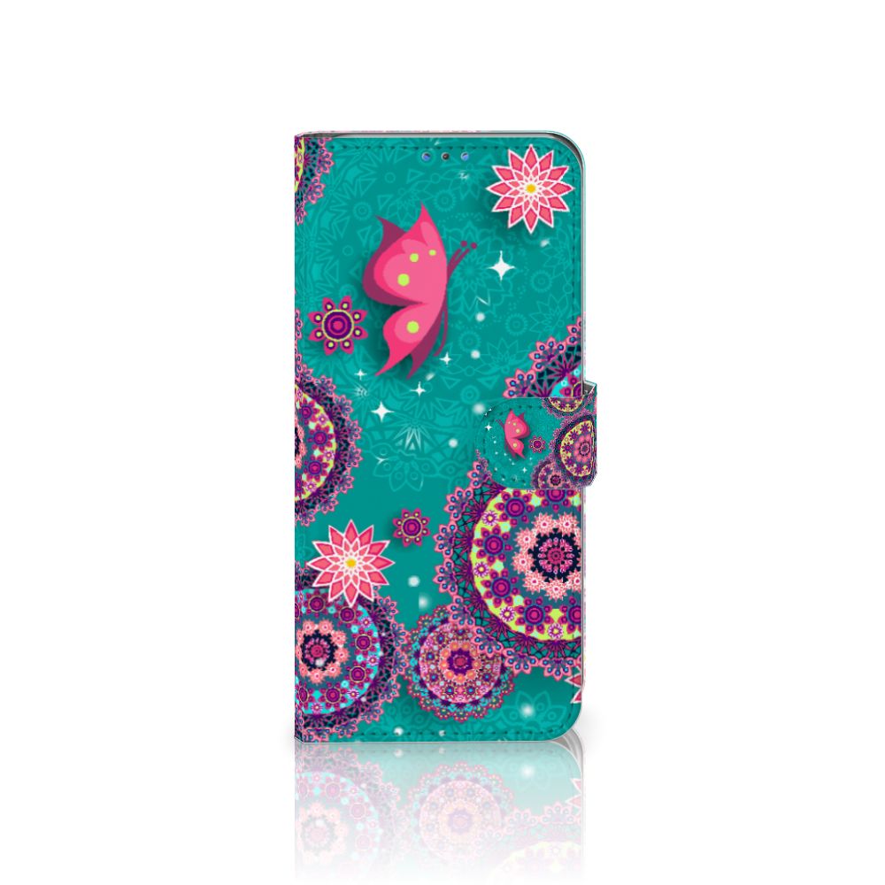 Motorola G8 Power Lite Hoesje Cirkels en Vlinders