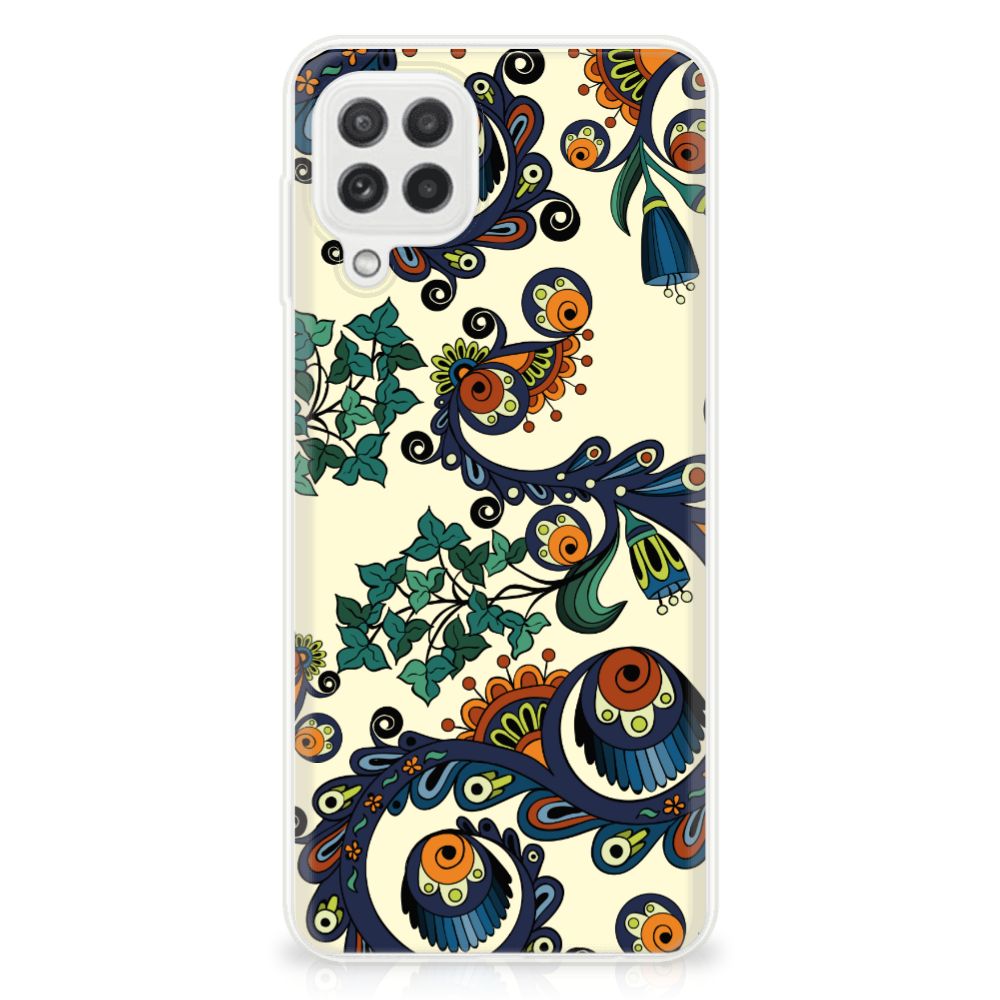 Siliconen Hoesje Samsung Galaxy A22 4G | M22 Barok Flower