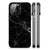 iPhone 14 Pro Max Marmeren Print Telefoonhoesje Marmer Zwart - Origineel Cadeau Vader