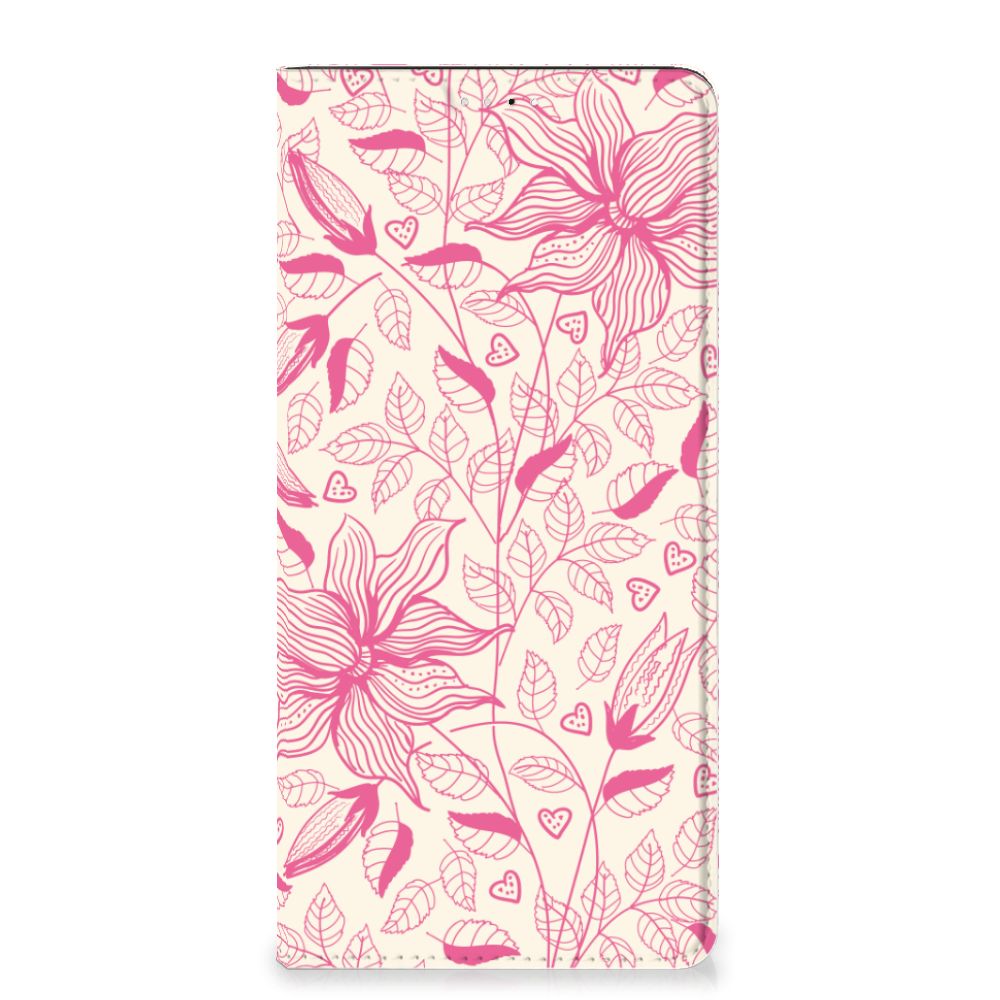 Samsung Galaxy A33 5G Smart Cover Pink Flowers - B2C Telecom