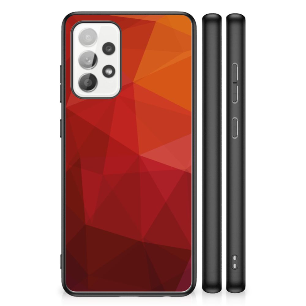 Backcover voor Samsung Galaxy A52 | A52s (5G/4G) Polygon Red B2C Telecom