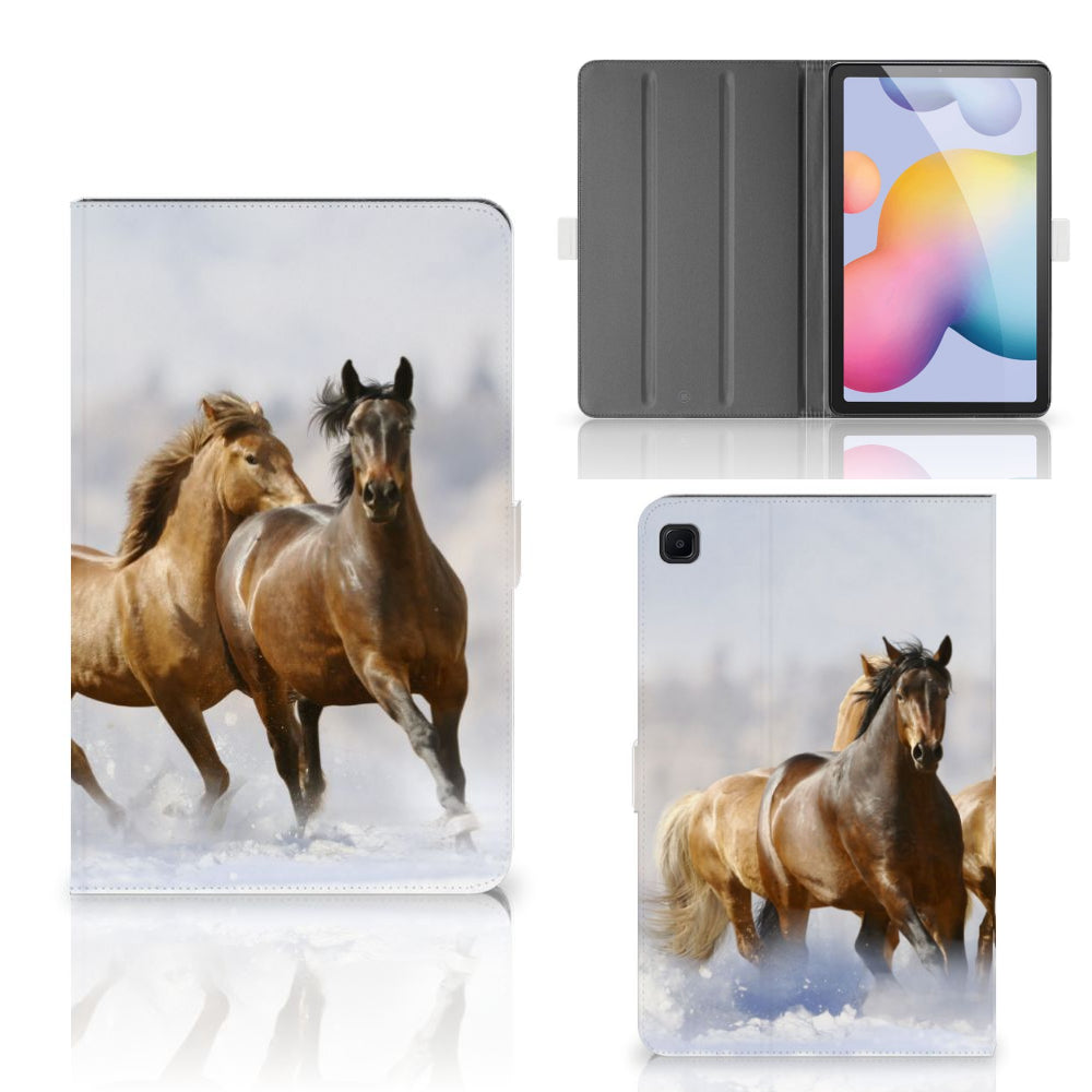 Samsung Galaxy Tab S6 Lite | S6 Lite (2022) Flip Case Paarden
