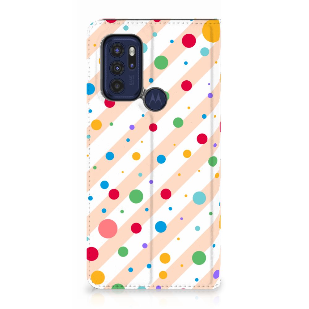 Motorola Moto G60s Hoesje met Magneet Dots - B2C Telecom