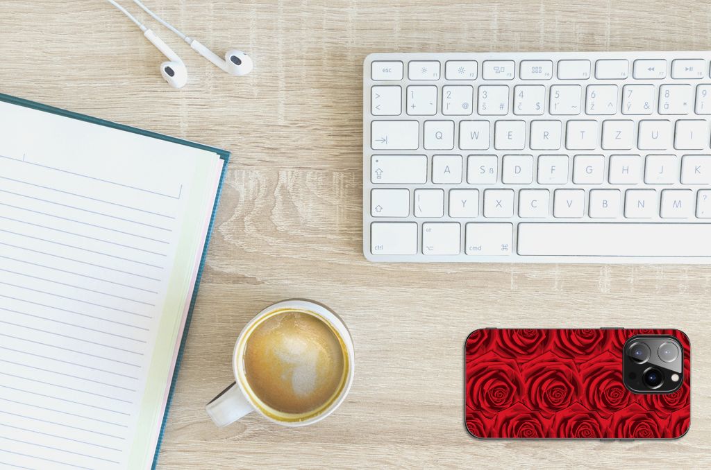 iPhone 14 Pro Bloemen Hoesje Red Roses B2C Telecom