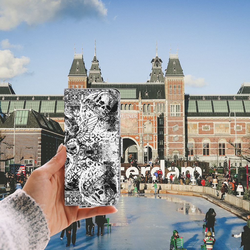 Telefoonhoesje met Naam Samsung Galaxy S20 Ultra Skulls Angel