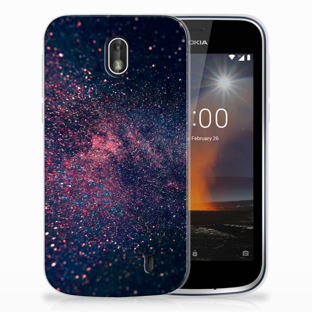 Nokia 1 TPU Hoesje Stars