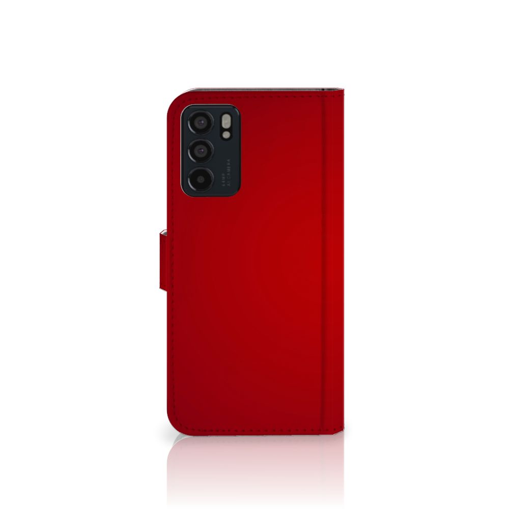 OPPO Reno6 5G Wallet Case met Pasjes Liefde - Origineel Romantisch Cadeau