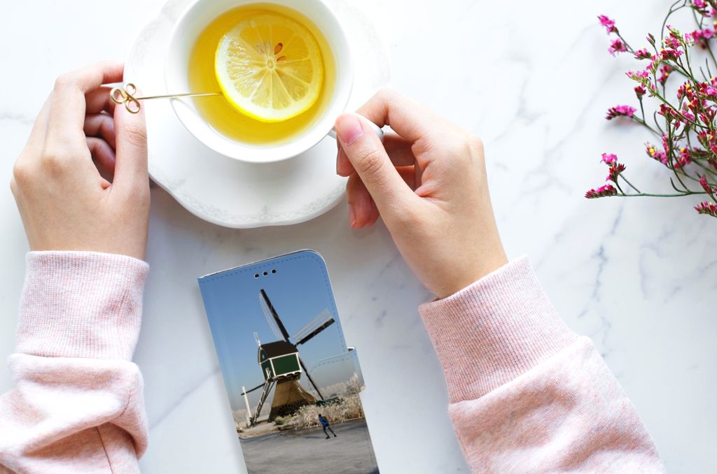 Samsung Galaxy S9 Plus Flip Cover Schaatsers