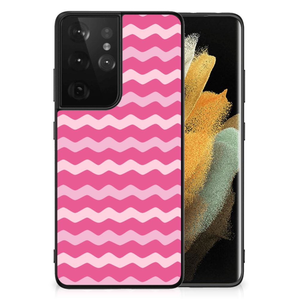 Samsung Galaxy S21 Ultra Back Case Waves Pink B2C Telecom