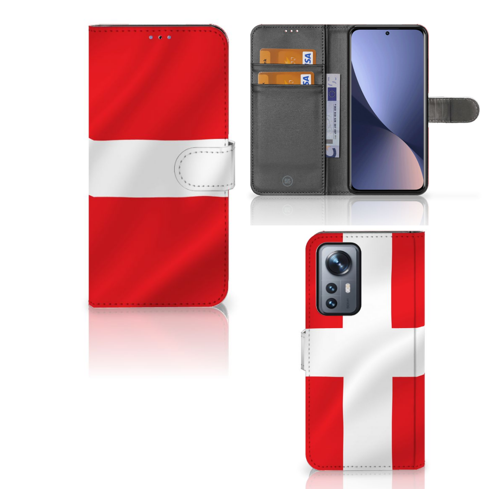 Xiaomi 12 Pro Bookstyle Case Denemarken