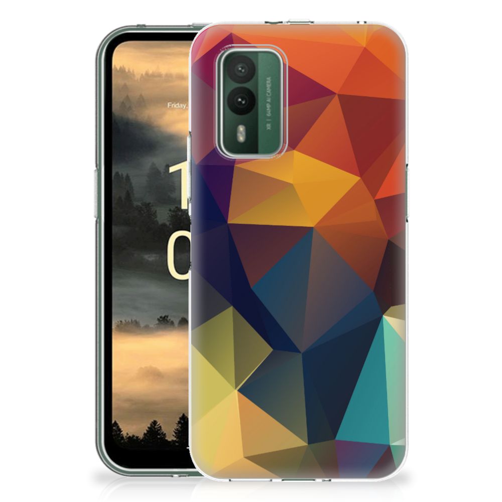 Nokia XR21 TPU Hoesje Polygon Color