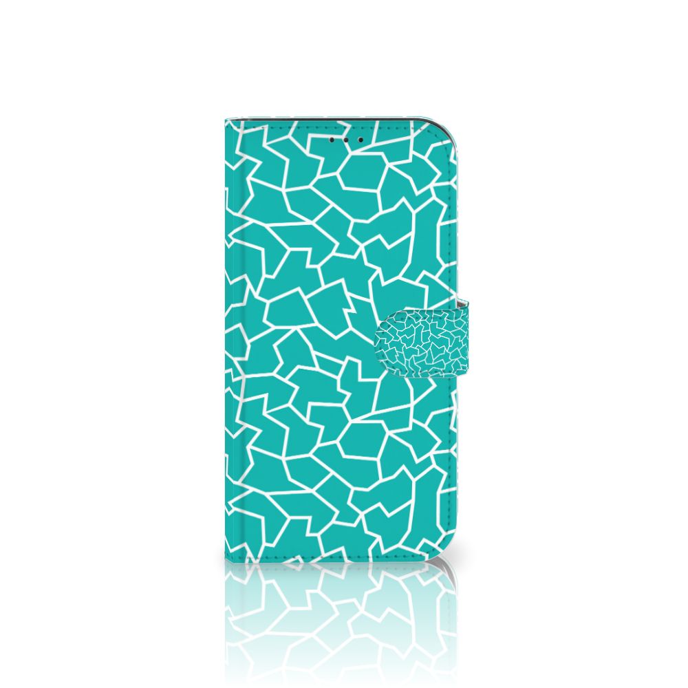 Apple iPhone 12 Pro Max Hoesje Cracks Blue