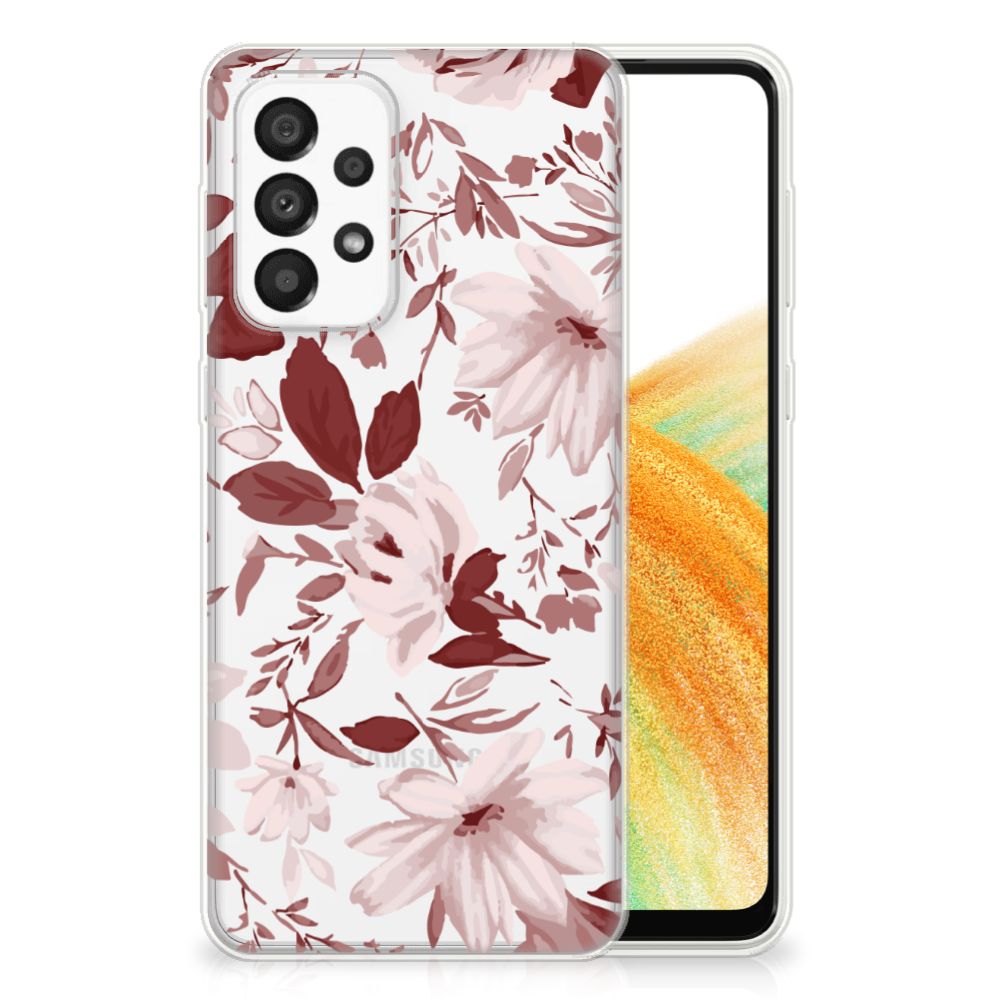 Hoesje maken Samsung Galaxy A33 5G Watercolor Flowers