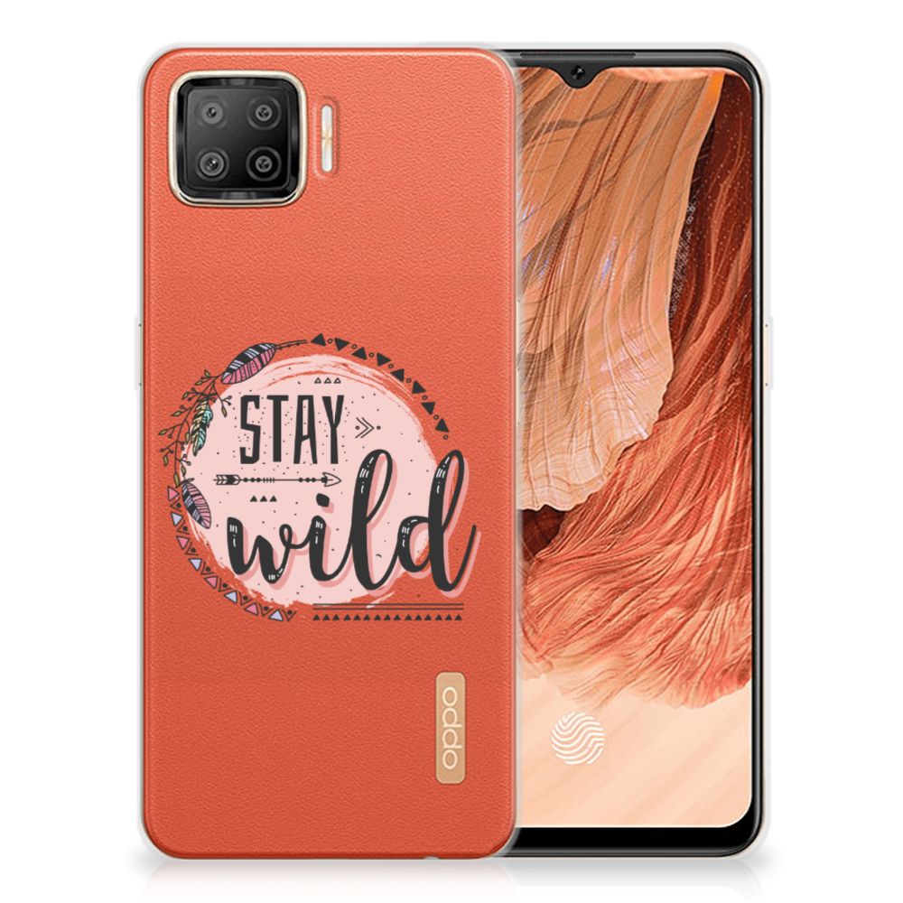 OPPO A73 4G Telefoonhoesje met Naam Boho Stay Wild B2C Telecom