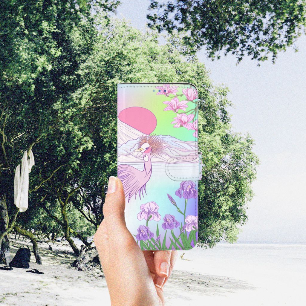 OPPO Find X3 Neo 5G Telefoonhoesje met Pasjes Bird