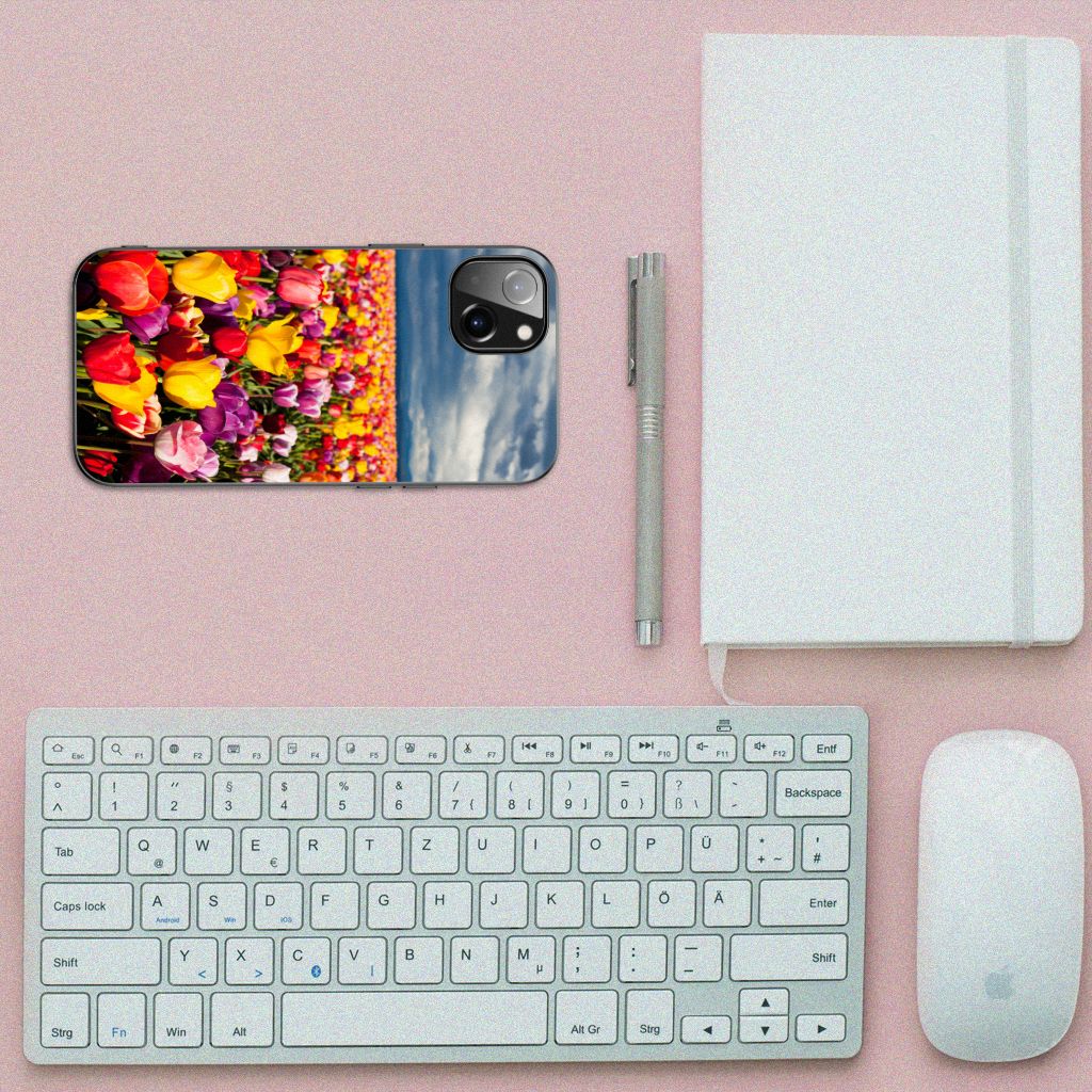 iPhone 14 Plus Bloemen Hoesje Tulpen B2C Telecom