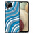 Samsung Galaxy A12 Back Case Waves Blue