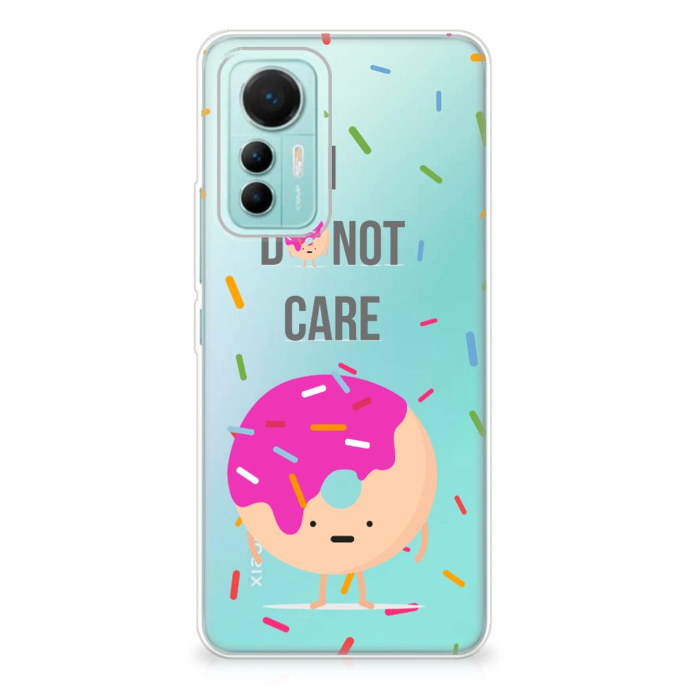 Xiaomi 12 Lite Siliconen Case Donut Roze B2C Telecom