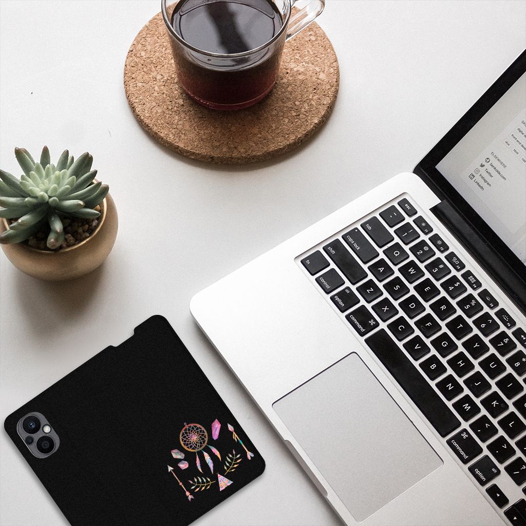 OPPO Reno8 Lite Magnet Case Boho Dreamcatcher - B2C Telecom