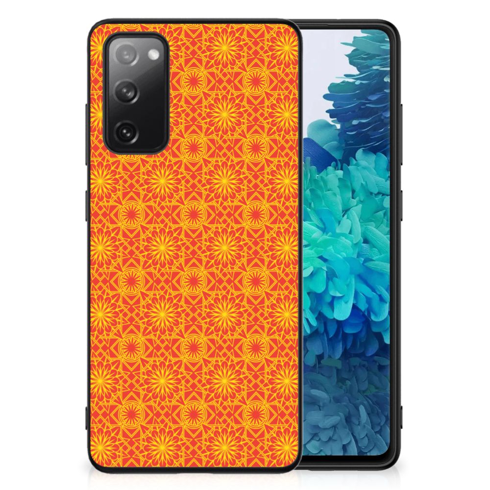 Samsung Galaxy S20 FE Back Case Batik Oranje