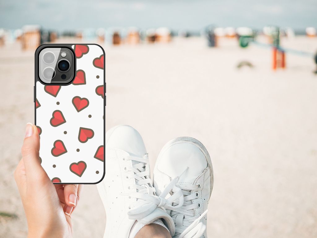 iPhone 13 Pro Max Back Case Hearts B2C Telecom