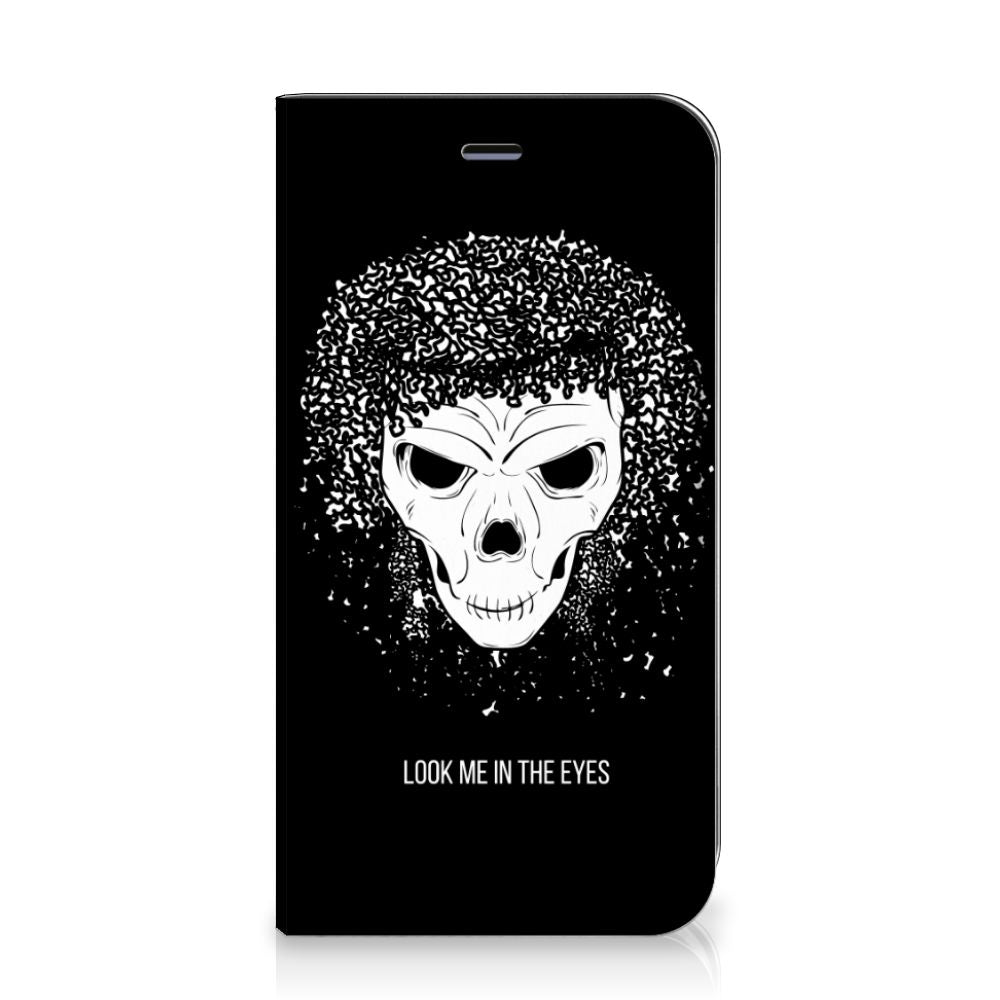 Mobiel BookCase Apple iPhone 11 Skull Hair