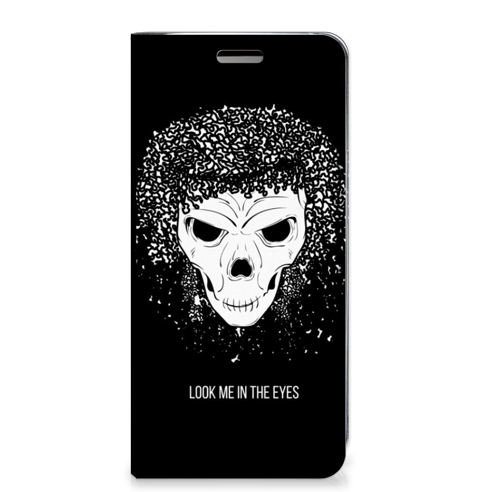 Mobiel BookCase Samsung Galaxy S9 Skull Hair