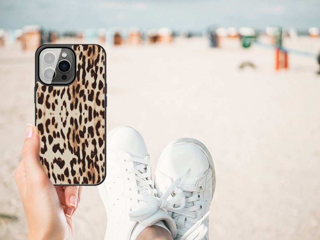 iPhone 13 Pro Max Dierenprint Telefoonhoesje Leopard B2C Telecom